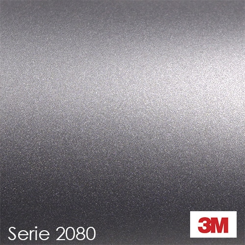 Vinilo Gris Aluminio Mate 3M 2080 M230