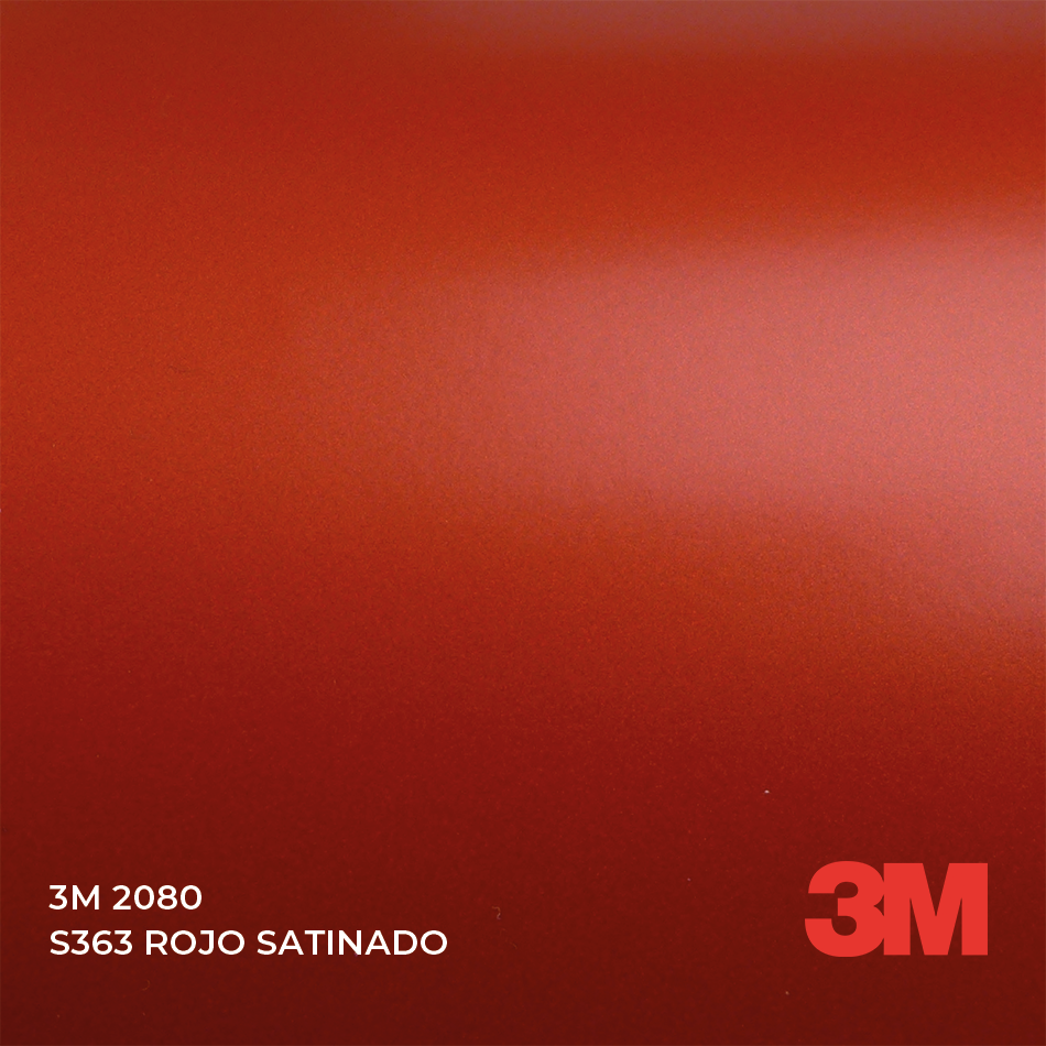 Vinilo Rojo Satinado 3M 2080 S363